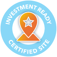 Investment ready certified site graphic