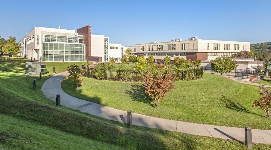 Ridgefield high school front of building
